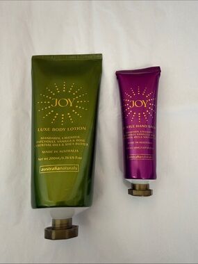 NWT Australian Naturals Luxe Body Lotion & Gentle Hand Balm Set